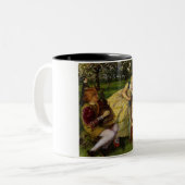 Kinderen in de Koningsboomgaard Tweekleurige Koffiemok (Voorkant links)