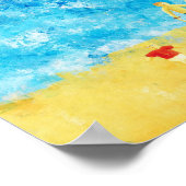 Kinderen in de Seaside Contemmodern Art Print (Hoek)