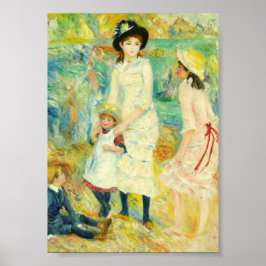 KINDEREN IN DE SEIZOENKAST DOOR RENOIR POSTER