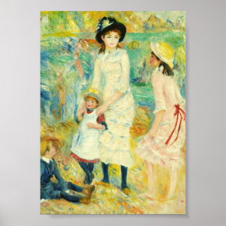 KINDEREN IN DE SEIZOENKAST DOOR RENOIR POSTER