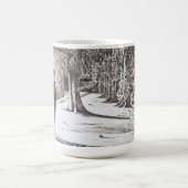 KINDEREN IN DE SNEEUW  Kunst Kerst Mok (Center)