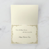  kinderen in de Valentijnse liefdeskaart Feestdagen Kaart (Binnen)