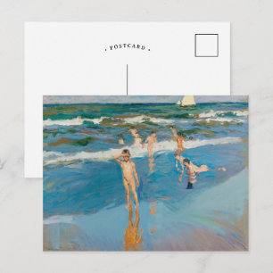 Kinderen in de Zee Joaquín Sorolla Briefkaart