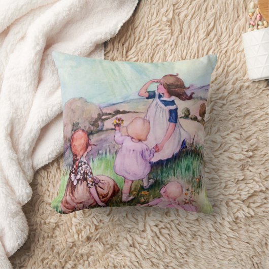  kinderen in de zon kussen (Deken)