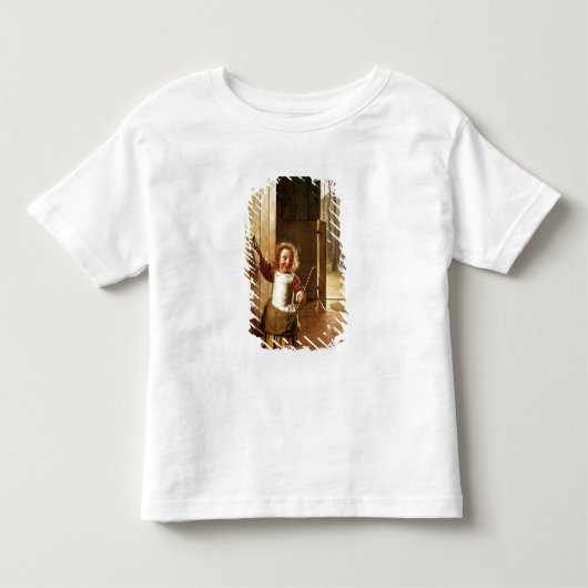 Kinderen in een doorgang met "Colf"-sticks Kinder Shirts (Voorkant)
