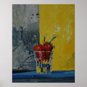 Kinderen in een glas poster