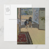 Kinderen in een kamer, 1893 briefkaart (Voorkant / Achterkant)