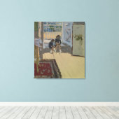 Kinderen in een kamer, 1893 canvas afdruk (Insitu (Houten vloer))