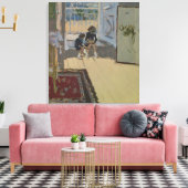 Kinderen in een kamer, 1893 canvas afdruk (Insitu (Woonkamer))