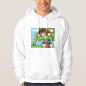 Kinderen in een Trehouse Hoodie (Voorkant)
