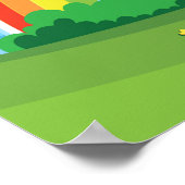 Kinderen in een Trehouse Poster (Hoek)