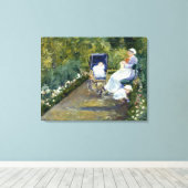 Kinderen in een tuin (De Verpleegster) Mary Cassat Canvas Afdruk (Insitu (Houten vloer))