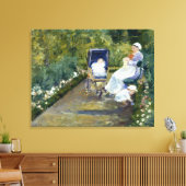 Kinderen in een tuin (De Verpleegster) Mary Cassat Canvas Afdruk (Insitu (Woonkamer))