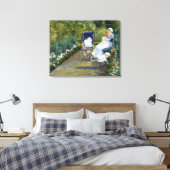 Kinderen in een tuin (De Verpleegster) Mary Cassat Canvas Afdruk (Insitu (Slaapkamer))