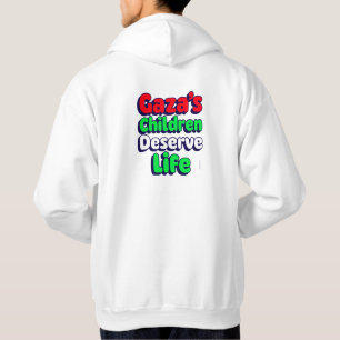 Kinderen in Gaza verdienen een leven als genocide Hoodie