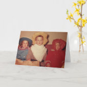  kinderen in Halloween Costumes Kaart (Gele Bloem)