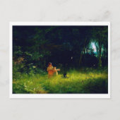 Kinderen in het bos, Ivan Kramskoi Briefkaart (Voorkant)