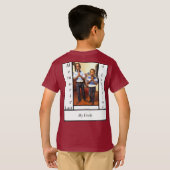 Kinderen in het houden van T-shirt (Achterkant volledig)