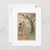 Kinderen in het najaar briefkaart (Voorkant / Achterkant)