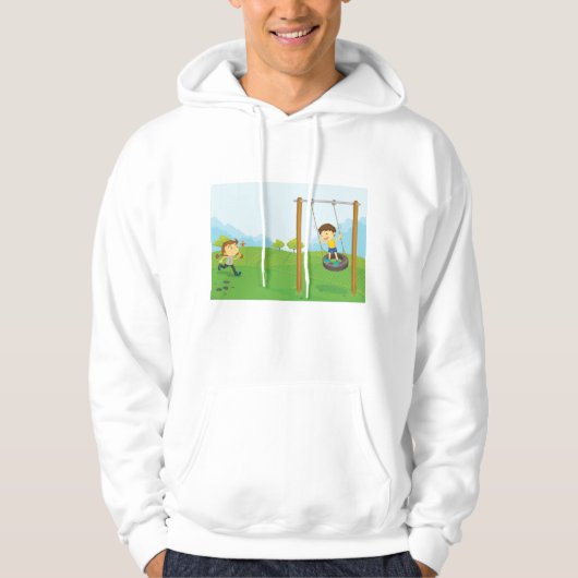 Kinderen in het park hoodie (Voorkant)