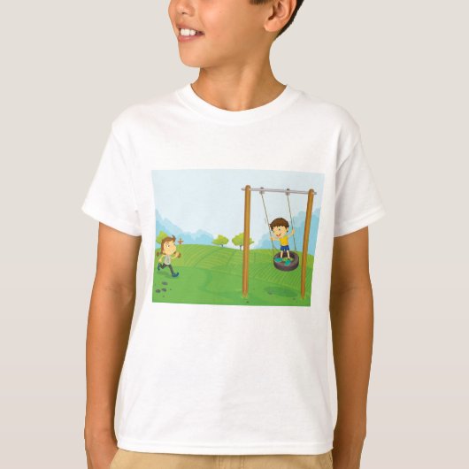 Kinderen in het park t-shirt (Voorkant)