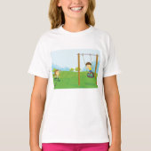 Kinderen in het park t-shirt (Voorkant)
