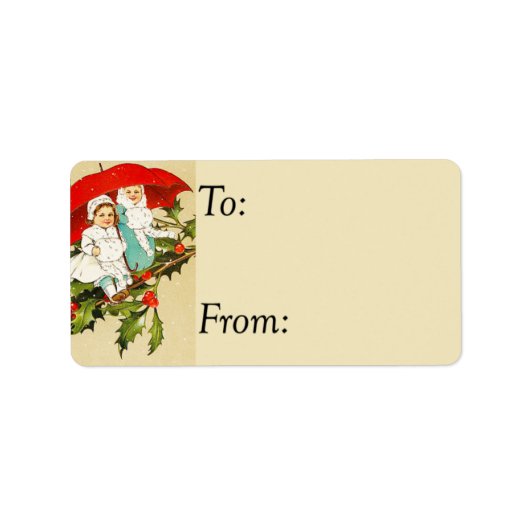  kinderen in Holly Branch Etiket (Voorkant)