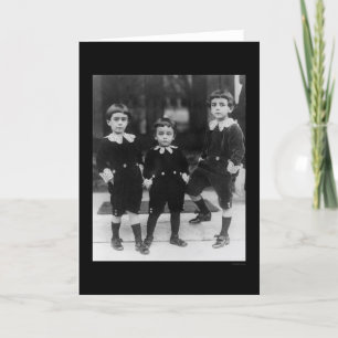 Kinderen in Little Lord Fauntleroy Suits 1914 Kaart