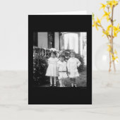 Kinderen in Sunday Best Dayton, OH 1898 Kaart (Gele Bloem)