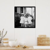 Kinderen in Sunday Best Dayton, OH 1898 Poster (Keuken)