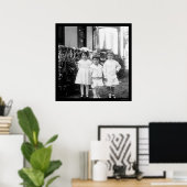 Kinderen in Sunday Best Dayton, OH 1898 Poster (Thuiskantoor)