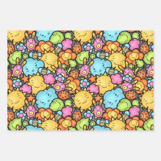 Kinderen Inpakpapier Vel (Voorkant 3)