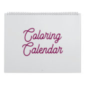 Kinderen Inspirerende Kleurkalender Kalender (Hoes)