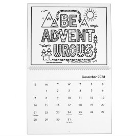 Kinderen Inspirerende Kleurkalender Kalender