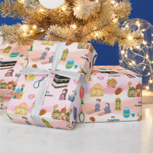 Kinderen Islamitisch Cadeauverpakking – Kleurrijke Cadeaupapier