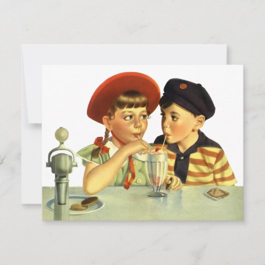  kinderen, jongens en meisjes die een schaar delen (Voorkant)