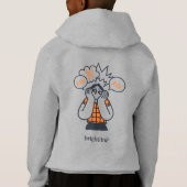 Kinderen - Jongens grijze hoodie (Achterkant)