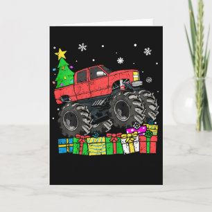 Kinderen Jongens Kerst Monster Truck Kinderen Pret Kaart
