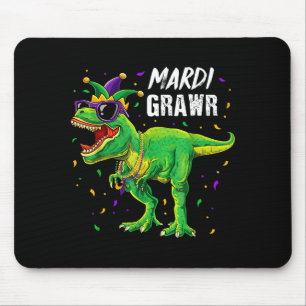 Kinderen Jongens Mardi Gras Rex Dinosaur Peuter Muismat