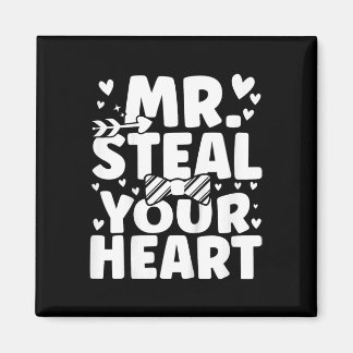 Kinderen Jongens Valentijn Shirt Mijn Steal Uw Har Magneet