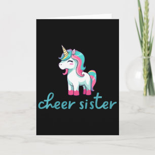 Kinderen juichen zus cheerleading  kaart