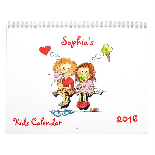 Kinderen Kalender 2016 - Grappige Kalender Voor Ki (Hoes)