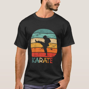 Kinderen Karate Martial Arts Grunge Motief Een Jon T-shirt