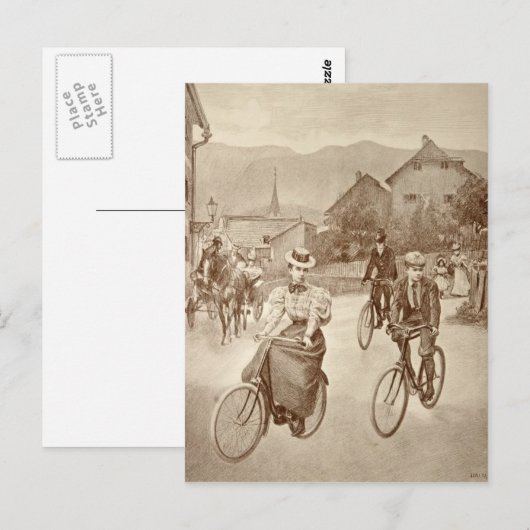 Kinderen Keizerin Elisabeth: Gisela & Prins Rudolf Briefkaart (Voorkant / Achterkant)