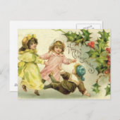  Kinderen Kerst Briefkaart (Voorkant / Achterkant)