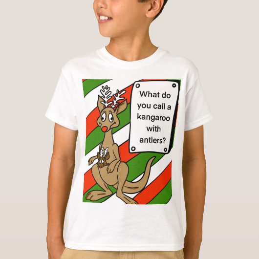 Kinderen Kerst Joke Tshirt (Voorkant)