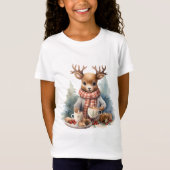 Kinderen Kerst  rustiek T-shirt (Voorkant)