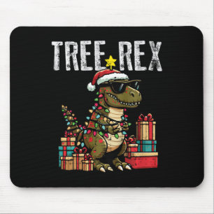 Kinderen Kerstmis Dinosaurus Boom Rex Xmas Trex Pe Muismat