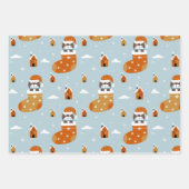 Kinderen Kerstmis Inpakpapier Vel (Voorkant 3)