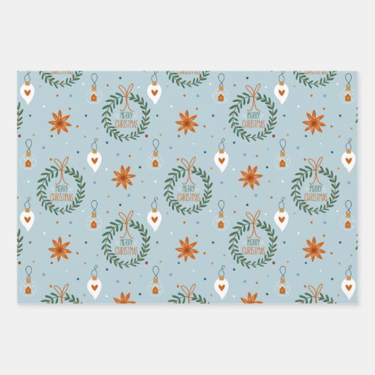 Kinderen Kerstmis Inpakpapier Vel (Voorkant)